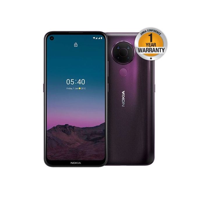 Nokia 5.4, 6.39", 128GB + 4GB (Dual SIM), 4000mAh, Purple